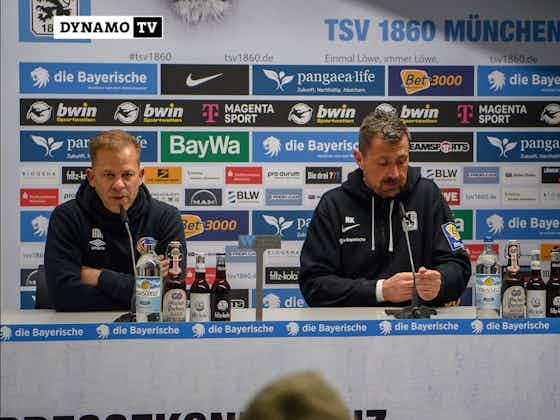 Artikelbild:Die Pressekonferenz nach der Löwen-Niederlage gegen Dynamo Dresden