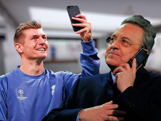 Imagen del artículo:Kroos descuelga el teléfono e informa de su decisión a Florentino: "Presi, me..."
