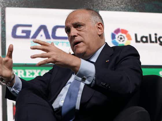 Article image:La Liga president once again lashes out at Florentino Perez over Super League
