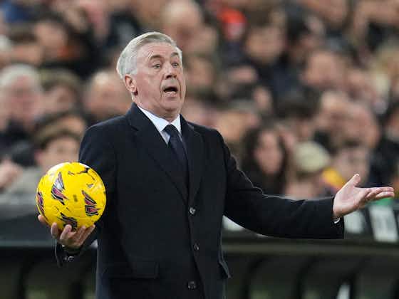 Article image:Ancelotti hits out at referee after Valencia 2-2 Real Madrid: “He has made a mistake”