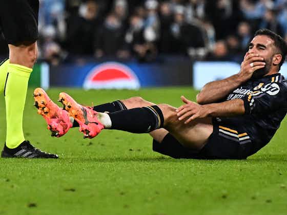 Article image:Real Madrid defender ruled out of UCL semi-final first leg vs Bayern through suspension