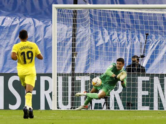 Imagem do artigo:Depois do empate com o Villarreal, Real Madrid deve liderança a Courtois
