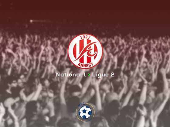 Image de l'article :Officiel – Annecy monte en Ligue 2, Villefranche de nouveau barragiste !