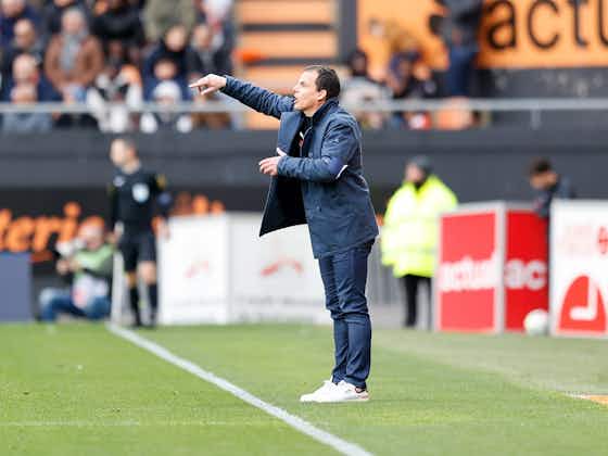 Article image:Lorient – Régis Le Bris après Toulouse (1-1) :  « Chaque point dans cette Ligue 1 vaut de l’or »