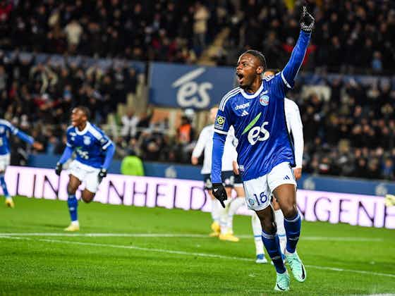 Image de l'article :Ancien de Ligue 2 – Buteur ce mercredi face au LOSC (2-1), Junior Mwanga, revient sur sa première partie de saison à Strasbourg : « Je prends de plus en plus mes marques »