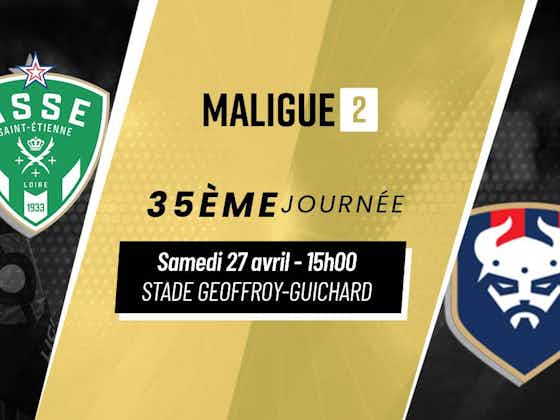Image de l'article :Ligue 2 (35e journée) : L’ASSE toujours chasseuse face à un SM Caen qui ne lâche rien
