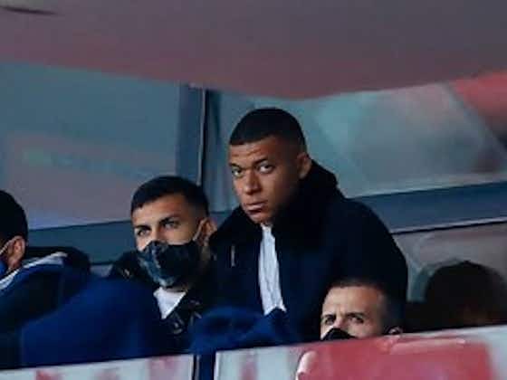 Article image:Kylian Mbappe on the bench for PSG