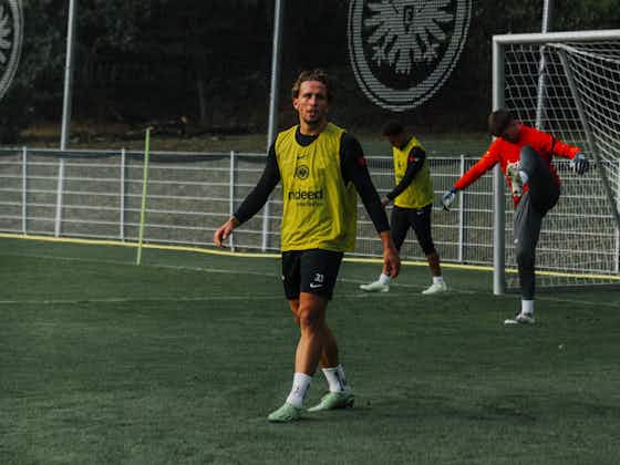 Article image:Pellegrini back in training