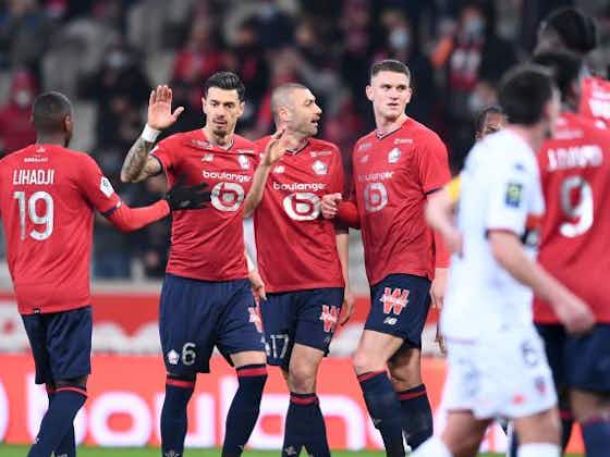 Image de l'article :Lille s'amuse contre Lorient, les scores à la pause