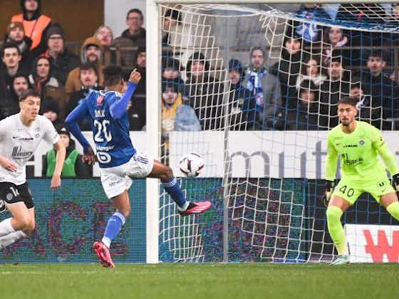 Image de l'article :Strasbourg - Montpellier : Diallo ouvre le score après 13 secondes de jeu !