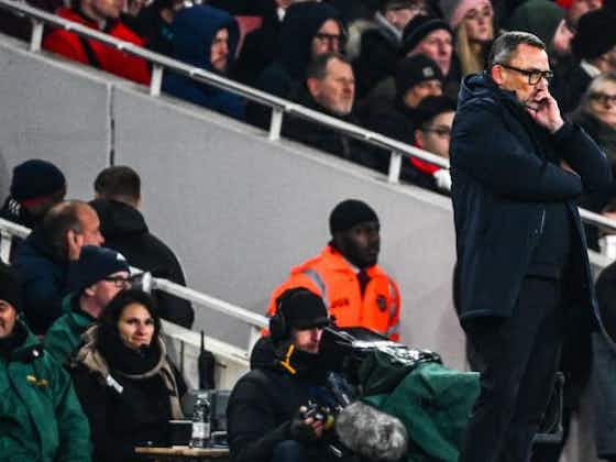 Image de l'article :Franck Haise (Lens) : "Le score est un peu dur à encaisser" après la fessée subie à Arsenal