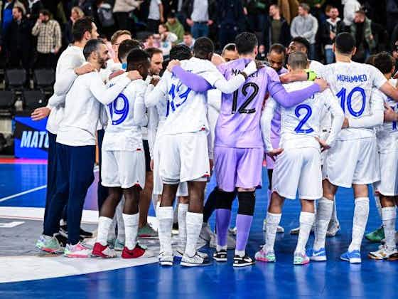 Image de l'article :Équipe de France Futsal : les Bleus s’offrent le Brésil