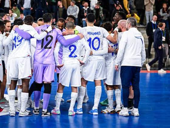 Image de l'article :Équipe de France Futsal : les Bleus s’amusent contre la Lituanie 
