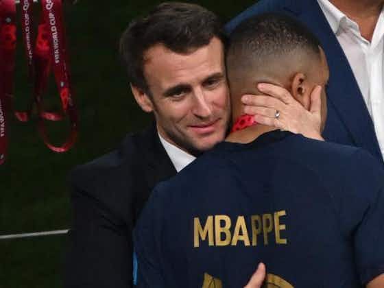 Imagen del artículo:JO : Emmanuel Macron pique le Real Madrid concernant Mbappé
