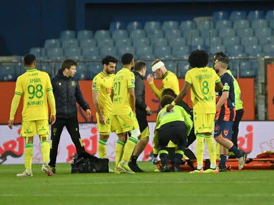 Image de l'article :Nantes : l’impressionnante blessure de Nicolas Cozza contre Montpellier 