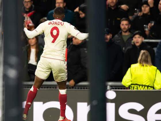 Image de l'article :Monaco prend les devants face au PSV grâce à Boadu ! 