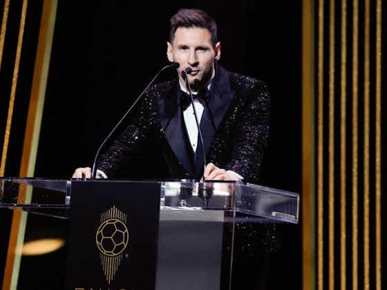 Image de l'article :Ballon d'Or : grosse audience pour le 7ème sacre de Lionel Messi hier soir !