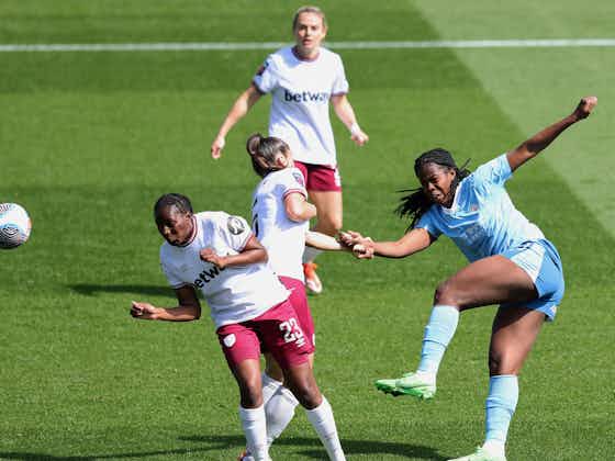 Article image:WSL roundup: Shaw double helps Manchester City move top with victory