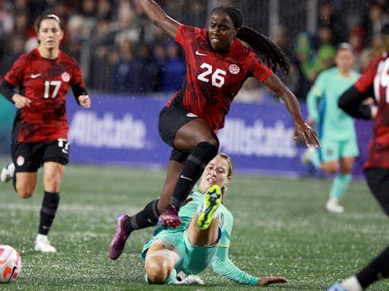 Article image:Canada thump second-string Matildas to start Christine Sinclair farewell in style