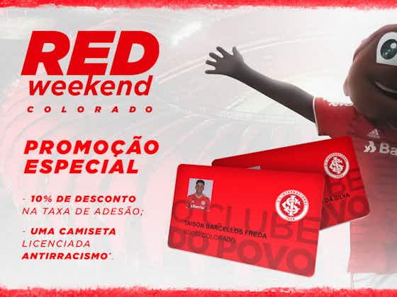 Imagem do artigo:Inter promove ‘Red Weekend’ com desconto para Carteiras Vermelhas e promoção de ingressos para o jogo contra o Santos