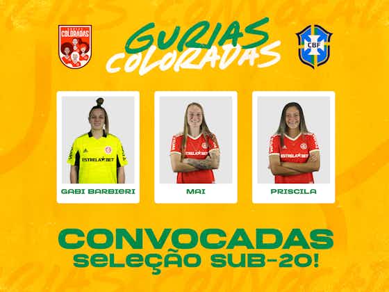 Imagem do artigo:Gurias convocadas para a Seleção Brasileira Sub-20
