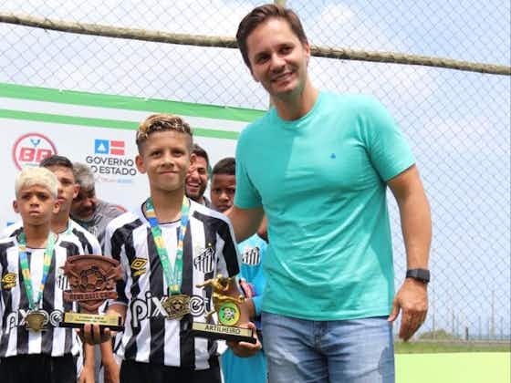 Imagem do artigo:Santos FC conquista terceiro lugar na Rede Ball Cup Sub-12