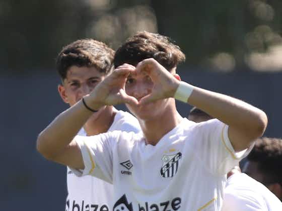Imagem do artigo:Santos FC goleia Mauá com placares elásticos pelos estaduais Sub-15 e Sub-17