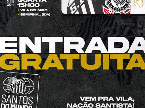 Imagem do artigo:Sereinhas x Corinthians: entrada gratuita, na Vila Belmiro, para o Paulista Feminino Sub-20
