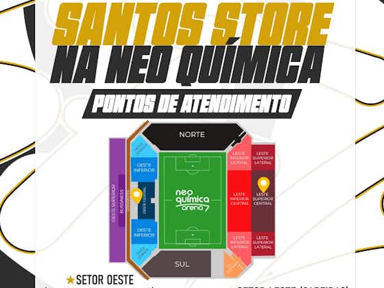Imagem do artigo:Santos Store estará na Neo Química Arena