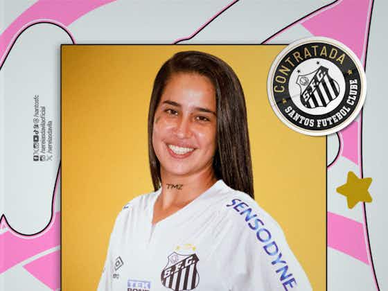 Imagem do artigo:Karla retorna para segunda passagem no Santos FC e é reforço para o meio de campo das Sereias da Vila