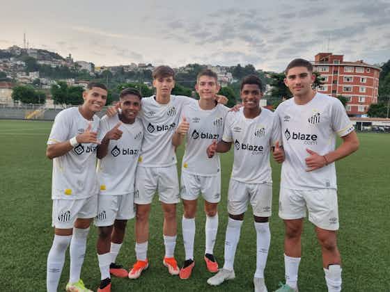 Imagem do artigo:Santos FC vence EC São Bernardo em jogos da Copa Buh das categorias Sub-15 e Sub-17