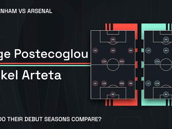 Article image:How Ange Postecoglou’s Spurs start compares to Arteta’s debut full Arsenal season