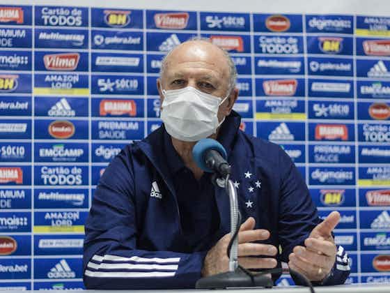 Imagem do artigo:Felipão pede time mais experiente e conversa com diretoria do Cruzeiro por reforços