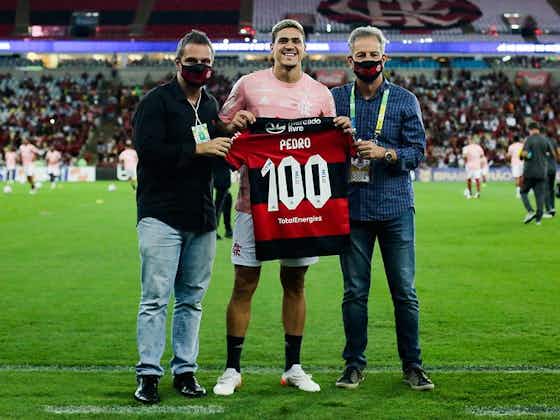 Imagem do artigo:Pedro comemora centésimo jogo pelo Flamengo: “Orgulho por toda história escrita”