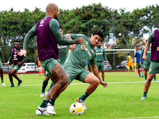 Imagem do artigo:Fluminense encerra preparação para enfrentar o Corinthians; confira provável time