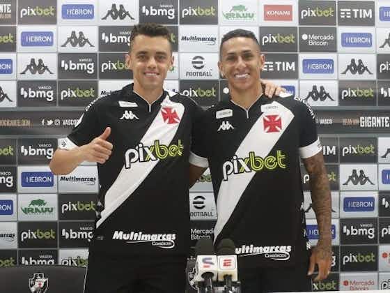 Imagem do artigo:Vasco apresenta oficialmente Bruno Tubarão e Matheus Ribeiro