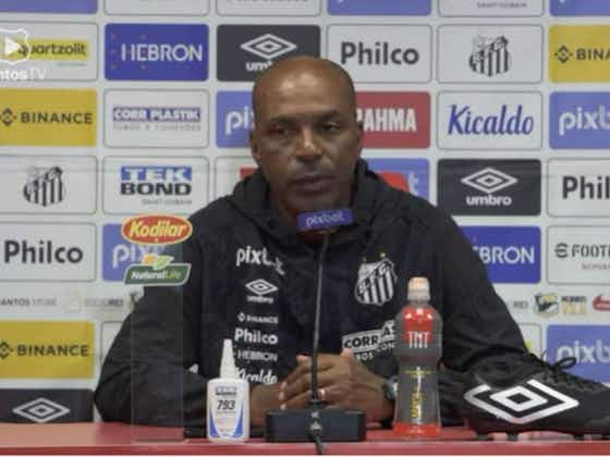 Imagem do artigo:Técnico do Santos fala porque Rodrigo Fernández não entrou contra o Internacional
