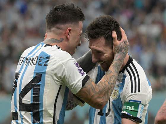 Imagem do artigo:Messi elogia e fala sobre atuação de Enzo Fernández contra o México