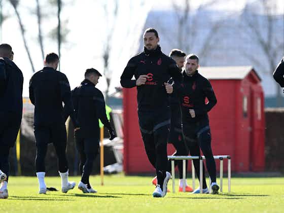 Imagem do artigo:Ibrahimovic volta a treinar no Milan após oito meses