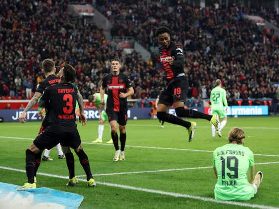 Imagen del artículo:Bayer Leverkusen vence al VfL Wolfsburg y se mantiene en su camino al título