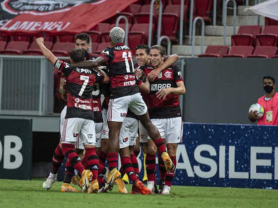 Imagem do artigo:Flamengo vence Palmeiras em jogo-chave para suas pretensões de título; confira as avaliações e notas do time [31ª rodada – Campeonato Brasileiro 2020]