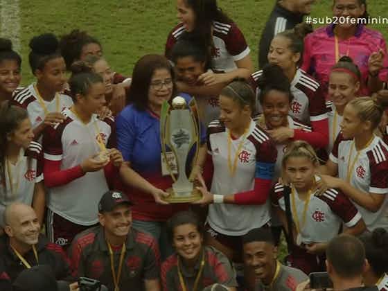 Imagem do artigo:Base feminina do Flamengo conquista seu primeiro título: a Taça Unifoot Diamante Pró