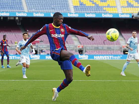Artikelbild:FC Barcelona: Ousmane Dembele unmittelbar vor Vertragsverlängerung!