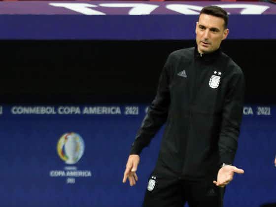 Artikelbild:Nach Streit um Abstellungen: Argentinien-Coach Scaloni fordert klare Regeln