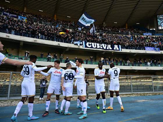 Artikelbild:Neapel bleibt im Titelkampf: Pflichtsieg bei Hellas Verona
