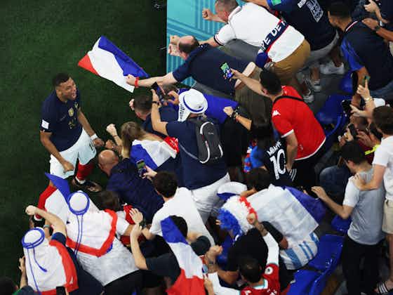 Artikelbild:WM 2022 | Mbappé bricht den Bann – und den Weltmeisterfluch: Frankreich mit Sieg gegen Dänemark im Achtelfinale
