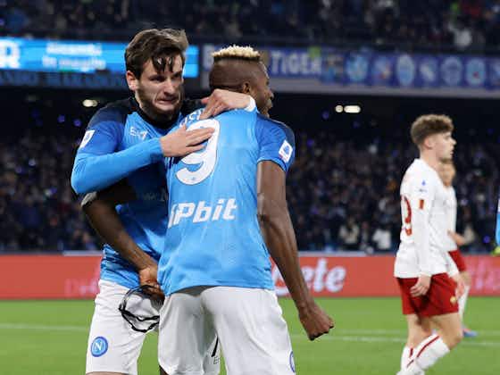 Artikelbild:Serie A | Napoli-Traumtore bei spätem Sieg über die AS Roma