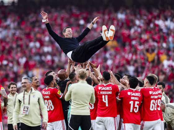Artikelbild:Roger Schmidt und Benfica feiern Meisterschaft in Portugal