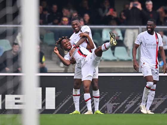 Artikelbild:Milan festigt Platz zwei: Rossoneri feiern Sieg bei Hellas Verona