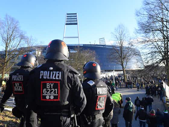 Artikelbild:Streit um Polizeikosten: DFL und Land Bremen tragen Argumente vor